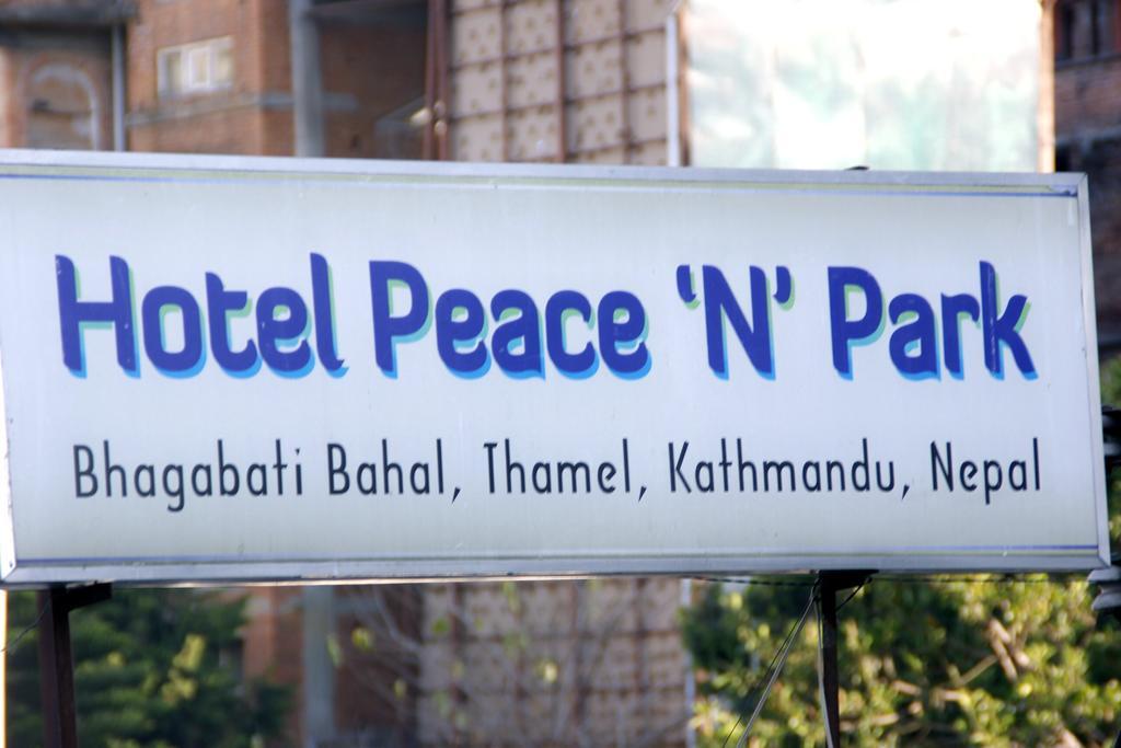 Hotel Peace N Park Káthmándú Exteriér fotografie